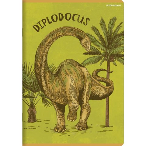 Zeszyt DINO/SPRING A5 32k. 70g krata Top 2000 (400169404)