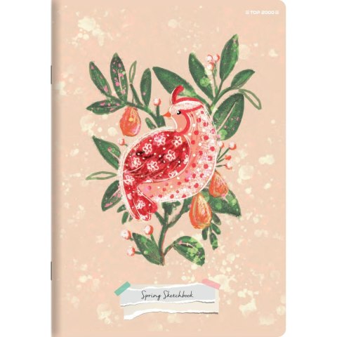 Zeszyt DINO/SPRING A5 32k. 70g krata Top 2000 (400169404)