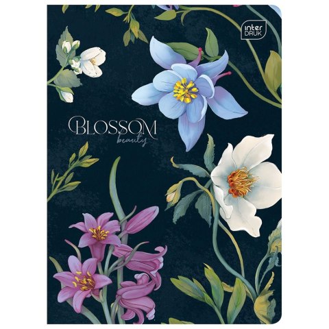 Zeszyt HYBRID FLORI A5 80k. 70g krata Interdruk