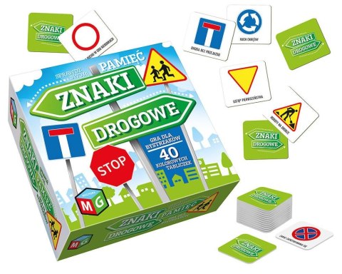 Gra edukacyjna ZNAKI DROGOWE- PAMIĘĆ Multigra