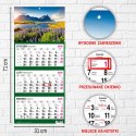 Kalendarz ścienny GÓRY 310mm x 790mm Press