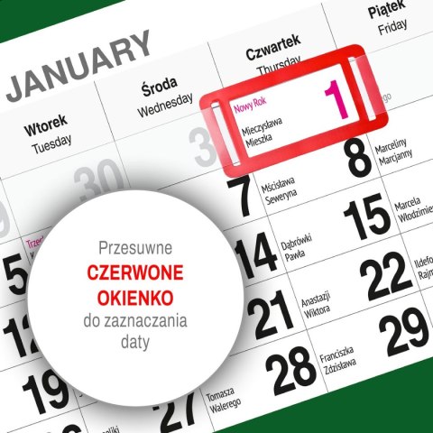 Kalendarz ścienny GÓRY 310mm x 790mm Press