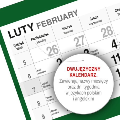 Kalendarz ścienny GÓRY 310mm x 790mm Press