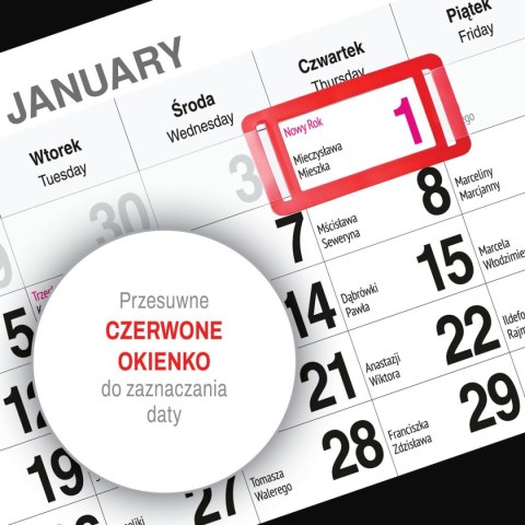 Kalendarz ścienny GÓRY A5 250mm x 450mm Press