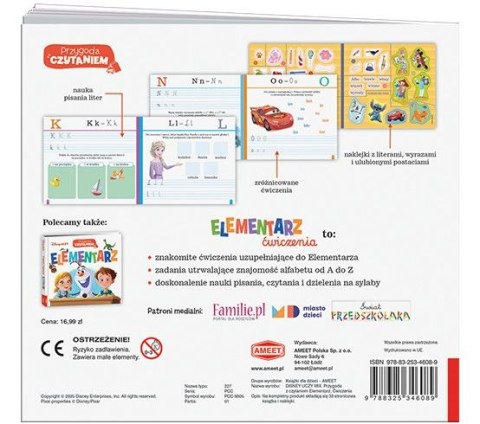 Książeczka edukacyjna Przygoda z Czytaniem. Elementarz. Ćwiczenia Ameet (PCC 9305) Książeczka edukacyjna Przygoda z Czytaniem. Elementarz. Ćwiczenia Ameet (PCC 9305)