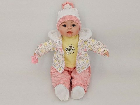 Lalka bobas z polskim głosem, śpiewa i mówi po polsku; PVC [mm:] 450 Adar (565265)