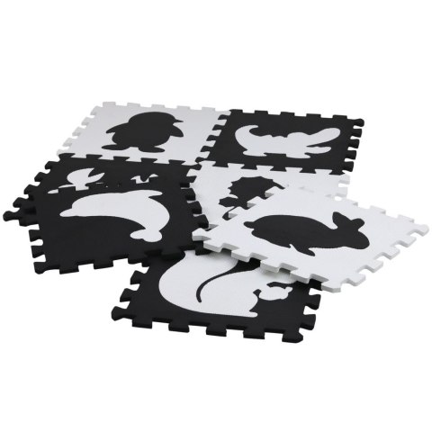 Mata dla malucha Puzzle Mata Kontrastowa Edukacyjna Pianka EVA Czarno-Białe 19 ele. Lean (17481) Mata dla malucha Puzzle Mata Kontrastowa Edukacyjna Pianka EVA Czarno-Białe 19 ele. Lean (17481)