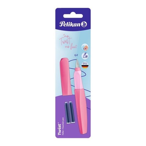 Pióro wieczne Twist P457 + 2 naboje Berry Pink Pelikan (300010116) Pióro wieczne Twist P457 + 2 naboje Berry Pink Pelikan (300010116)