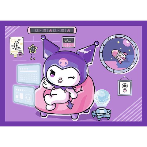 Puzzle Hello Kitty Dzień Kuromi 4w1 el. Trefl (34676)