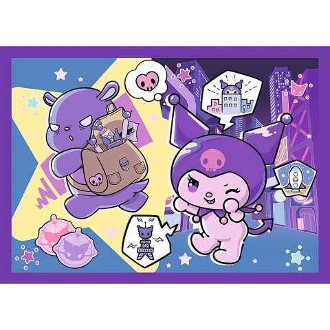 Puzzle Hello Kitty Dzień Kuromi 4w1 el. Trefl (34676)