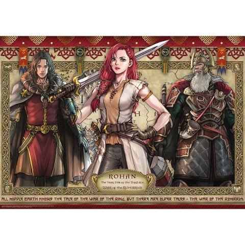 Puzzle Władca Pierścieni Wojna Rohirrimów 1000 el. Trefl (10937)