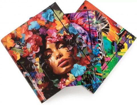 Segregator ringowy z gumką AFRYKA A4 VauPe (056/97)