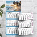 Kalendarz ścienny PALMY 310mm x 790mm Press