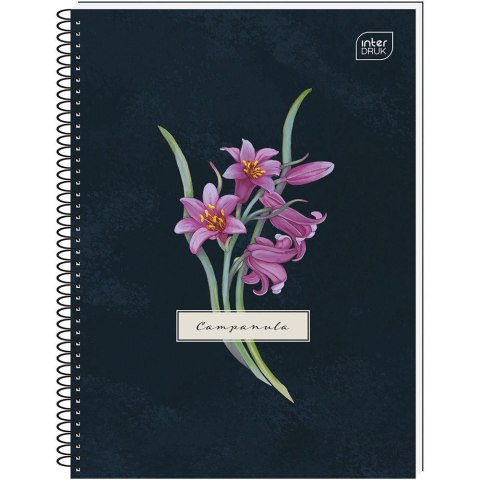 Kołozeszyt (kołonotatnik) Hybrid Fiori A6 80k. 70g krata Interdruk