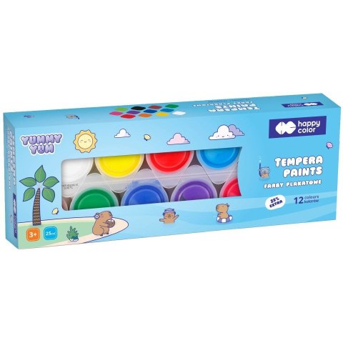 Farby plakatowe Yummy Yum kolor: mix 12 kolor. Happy Color (HA 3310 0025-YU12) Farby plakatowe Yummy Yum kolor: mix 12 kolor. Happy Color (HA 3310 0025-YU12)