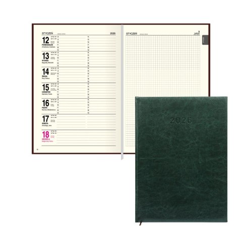 Kalendarz książkowy (terminarz) A4 Press (DZIENNY)