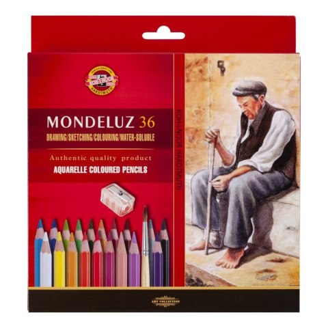 Kredki akwarelowe mondeluz 36 kol. Koh-I-Noor (3712) Kredki akwarelowe mondeluz 36 kol. Koh-I-Noor (3712)