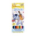 Kredki ołówkowe Stitch trójkątne 12 kol. Beniamin Kredki ołówkowe Stitch trójkątne 12 kol. Beniamin