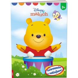 Książka dla dzieci EDisney Maluch. Kolorowanka z naklejkami Ameet