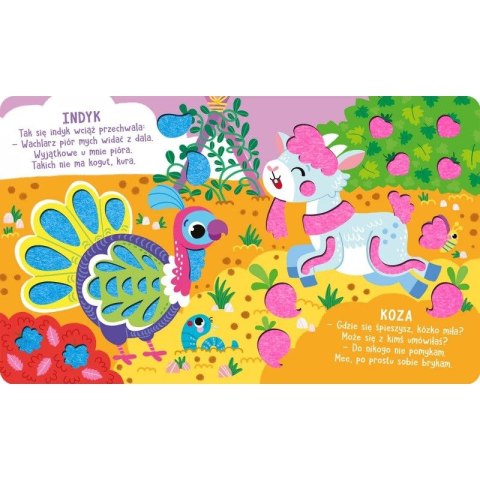 Książka dla dzieci Zwierzęta w dżungli. Książeczka z miękkim filcem Książka dla dzieci Zwierzęta w dżungli. Książeczka z miękkim filcem