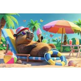 Puzzle Relaks w stylu kapibary 100 el. Trefl (16537)