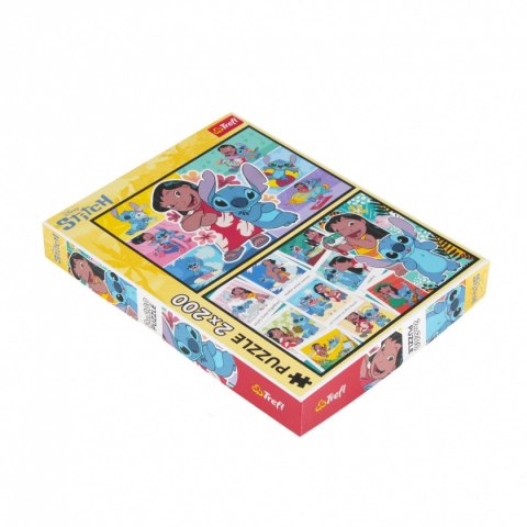 Puzzle Stitch Wesołe życie Stitcha 2x200 el. Trefl (13334)