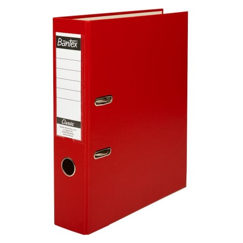 Segregator dźwigniowy Classic A4 75mm czerwony Bantex (400044101) Segregator dźwigniowy Classic A4 75mm czerwony Bantex (400044101)