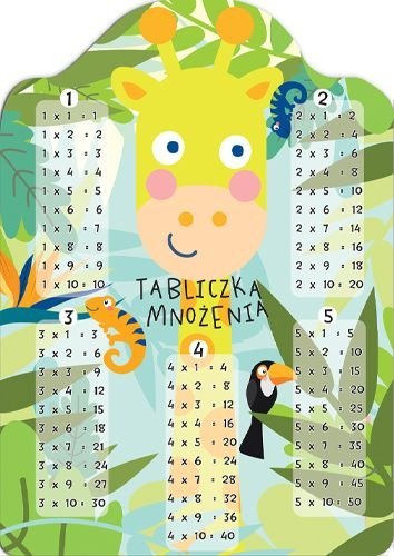 Tabliczka mnożenia Karta EDU Tabliczka Mnożenia Żyrafa Henry (5905701487721)