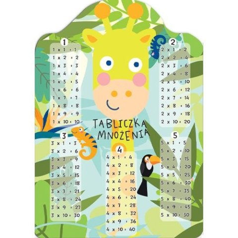 Tabliczka mnożenia Karta EDU Tabliczka Mnożenia Żyrafa Henry (5905701487721)