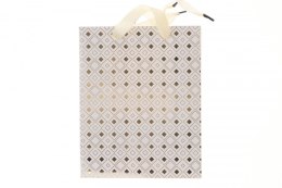 Torba prezentowa białe złote [mm:] 250x100x 200 (257016)