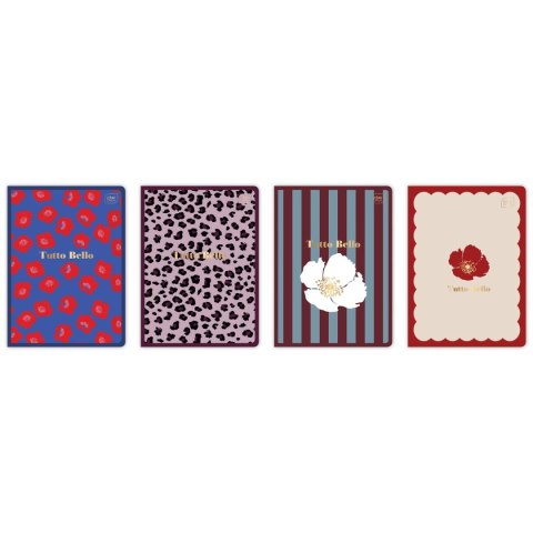 Zeszyt METALIC TUTTO BELLO A5 32k. 70g krata Interdruk