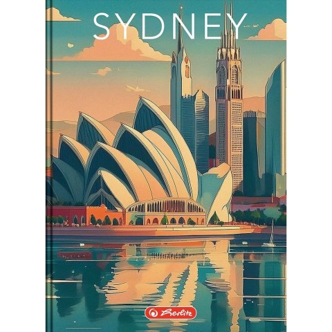 Brulion Retro City B5 160k. 70g krata Herlitz (400196853) Brulion Retro City B5 160k. 70g krata Herlitz (400196853)