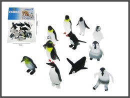 Figurka Pingwiny 4-5cm 12sztuk Hipo (HHZ19)