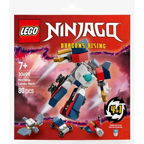 Klocki konstrukcyjne Ninjago Wielofunkcyjny minimech ninja Lego (30699) Klocki konstrukcyjne Ninjago Wielofunkcyjny minimech ninja Lego (30699)