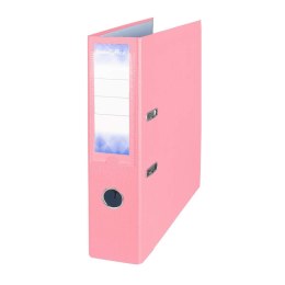 Segregator dźwigniowy A4/75 pastelowy różowy 5905658854577 PETITTE OFFICE A4 75mm różowy Strigo (PO54577)