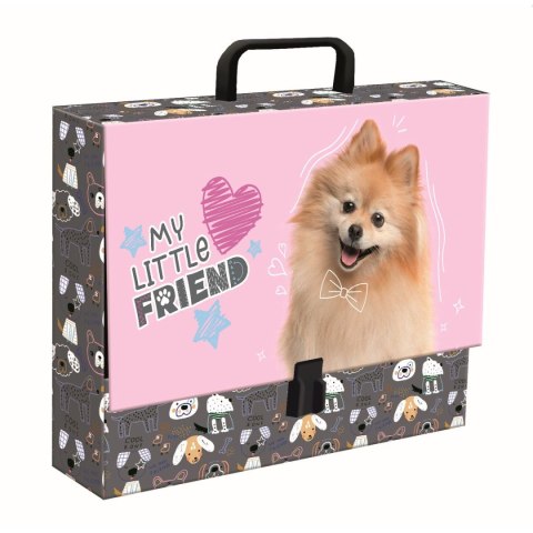 Teczka kartonowa na zatrzask My Little Friend Sweet Pomeranian mix Unipap Teczka kartonowa na zatrzask My Little Friend Sweet Pomeranian mix Unipap