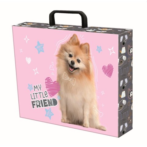 Teczka kartonowa na zatrzask My Little Friend Sweet Pomeranian mix Unipap Teczka kartonowa na zatrzask My Little Friend Sweet Pomeranian mix Unipap