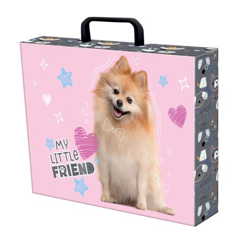 Teczka kartonowa na zatrzask My Little Friend Sweet Pomeranian mix Unipap Teczka kartonowa na zatrzask My Little Friend Sweet Pomeranian mix Unipap