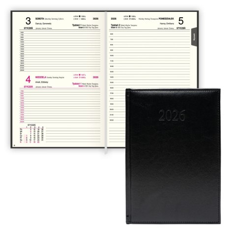 Kalendarz książkowy (terminarz) PREMIUM A5 Press (DZIENNY)