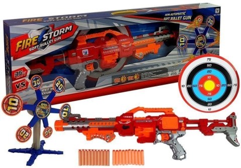 Karabin na Piankowe Strzałki z Tarczą Obrotowy Cel 66 cm Lean (7522) Karabin na Piankowe Strzałki z Tarczą Obrotowy Cel 66 cm Lean (7522)