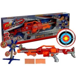 Karabin na Piankowe Strzałki z Tarczą Obrotowy Cel 66 cm Lean (7522)