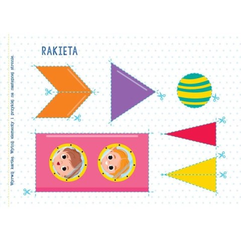 Książka dla dzieci Wycinanki z nożyczkami. Kotek ciach, ciach!