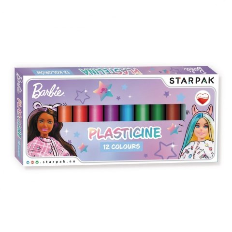 Plastelina 12 kol. Barbie mix Starpak (513956)