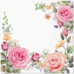 Serwetki TaT Gentle Bloom mix bibuła [mm:] 330x330 Paw (TL127700)