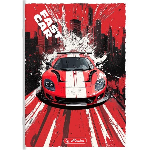 Zeszyt Fast Car A5 32k. 70g krata Herlitz (400196836) Zeszyt Fast Car A5 32k. 70g krata Herlitz (400196836)