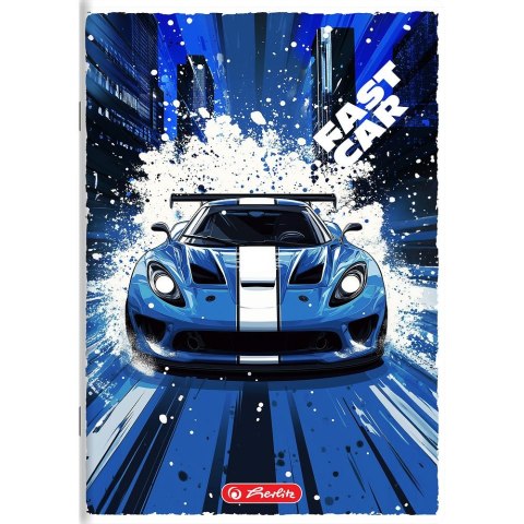 Zeszyt Fast Car A5 32k. 70g krata Herlitz (400196836) Zeszyt Fast Car A5 32k. 70g krata Herlitz (400196836)