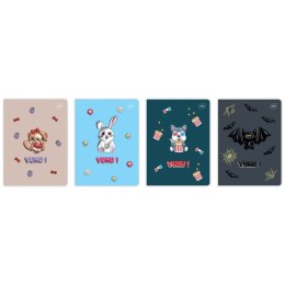 Zeszyt YUHU A5 16k. 70g linia kolor Interdruk