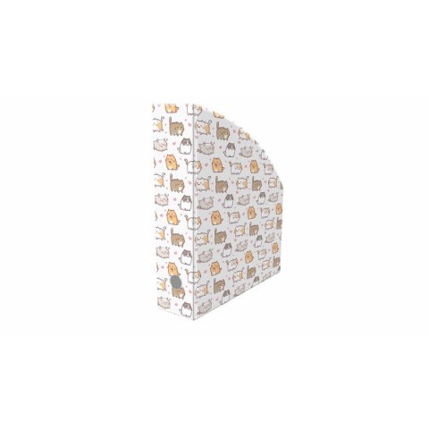 Pojemnik na dokumenty pionowy KITTENS A4 mix nadruk polipropylen PP Biurfol (NSE-01-35)