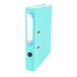 Segregator dźwigniowy A4/50 zielony jasny pastelowy 5905658854713 PETITTE OFFICE A4 50mm zielony jasny Strigo (PO54713)
