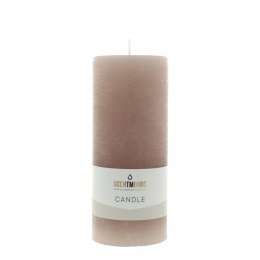 Świeca pieńkowa 6,3X15cm w kolorze Taupe śr. 60mm Pavoncella (8720935401261)
